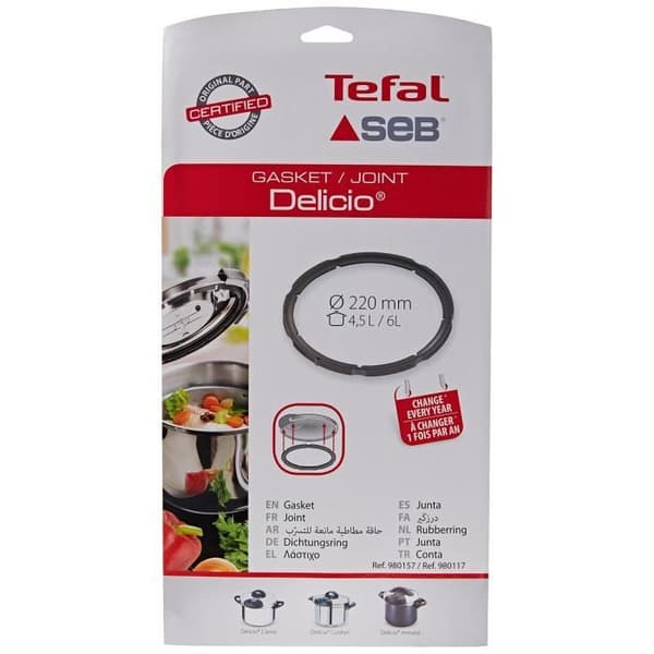 SEB Delicio tryckkokarpackning 4,5 eller 6 L