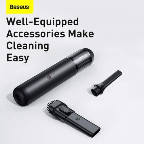 ASPIRATOR de mana Baseus A3, putere aspirare 15000pa, suporta incarcare QC3.0, filtru HEPA, acumulator 4*2000mAh cablu inclus Type-C la USB, tarnish "