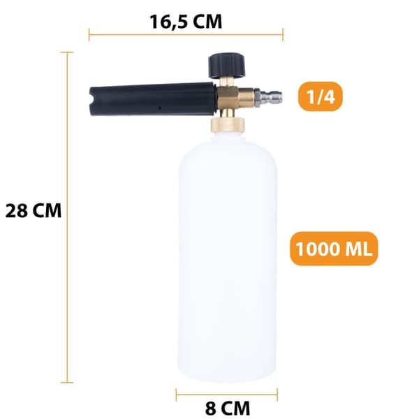 Skumpistol 1000ml til højtryksrenser