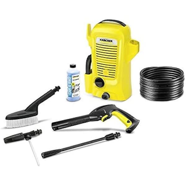 Högtryckstvätt - KÄRCHER - K 2 Universal Bil - 182 x 280 x 390 cm - Hållbar hydronettoyant Svart, Gul