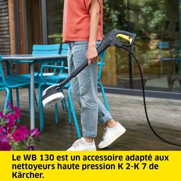 Roterande borste - KARCHER - WB 130 - Transparent skal - Svart - Tyskland