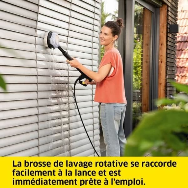 Roterande borste - KARCHER - WB 130 - Transparent skal - Svart - Tyskland