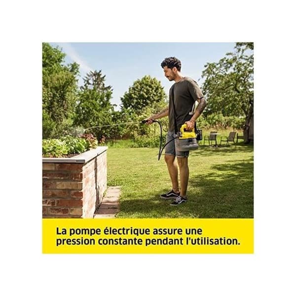 Batterispruta - KARCHER - PSU 4-18 - 18V - Gul - Realtidsautonomi