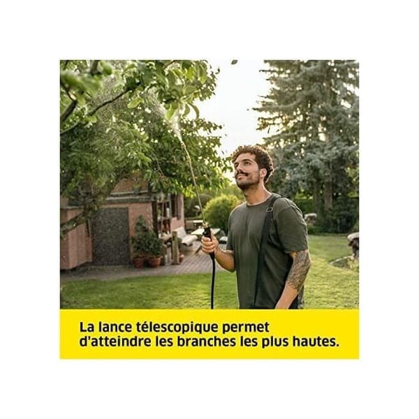 Batterispruta - KARCHER - PSU 4-18 - 18V - Gul - Realtidsautonomi