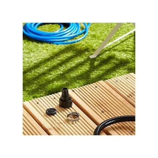 KÄRCHER 1 (25,4 mm) / 3/4 (19 mm) adapter med kontraventil til G1-udløb - Sort