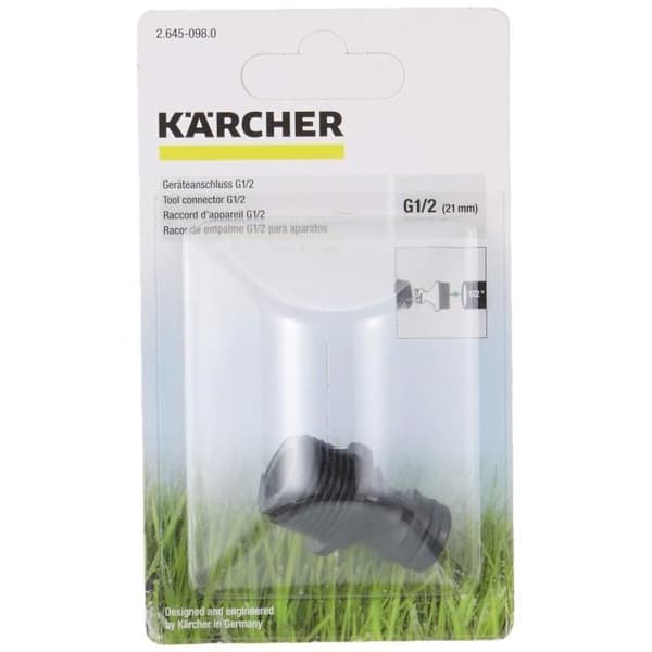 Hankoppling - KARCHER - G 1/2 - Hankoppling - Snabbkoppling - Idealisk för sprinklers