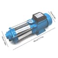Miniatyrbild 2 av 2: Centrifugalvattenpump, 4000L/H Flöde, Konstruktion i rostfritt stål,1300W