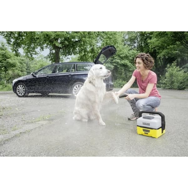 KARCHER Kit djur - Tillbehör associerat med OC3 mobilrengöringsmedel - Ett munstycke, en borste och en handduk