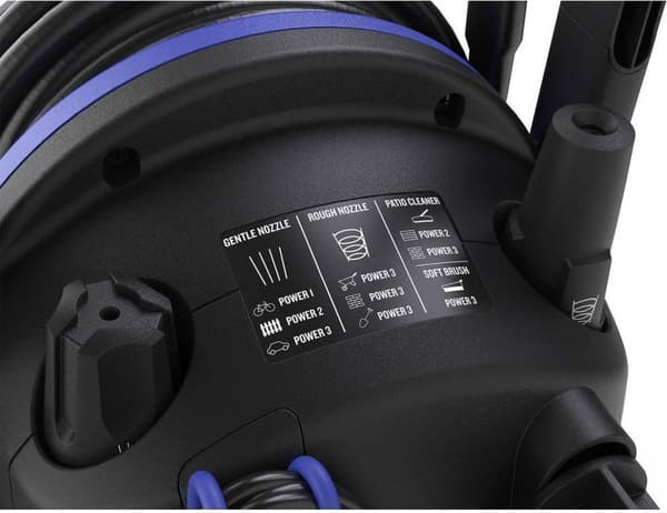 Nilfisk Core 130-6 PowerControl - PCA EU højtryksrenser 130 bar Koldt vand Sort, Blå