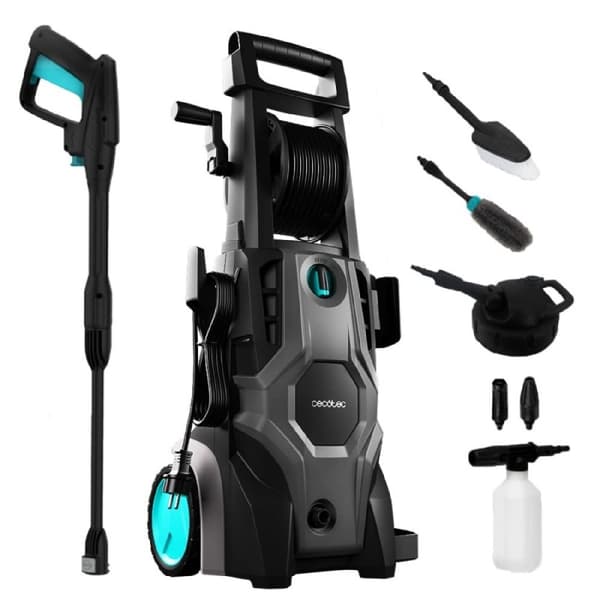 Cecotec HydroBoost 2400 AdvanceClean pressure washer. Suitable for your home, garden, or car. Powerful, efficient, and easy to carry. 2400-W maximum