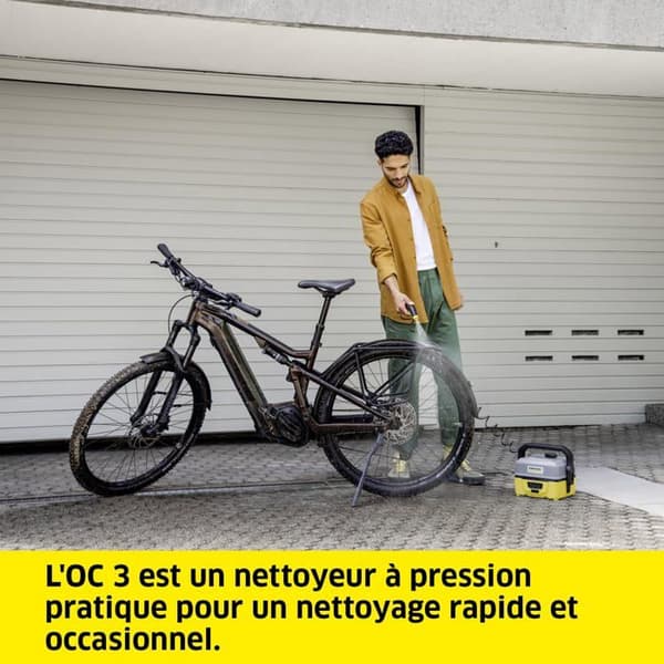 Tryckrensare - Kärcher - OC 3 - Kompakt och lätt - På batteri - 5 bars tryck