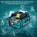 Pikkukuva 2 / 4: Vara-akku Makita 18V:lle, Li-Ion 6000mAh, Yhteensopiva BL1830 BL1840 BL1850B kanssa