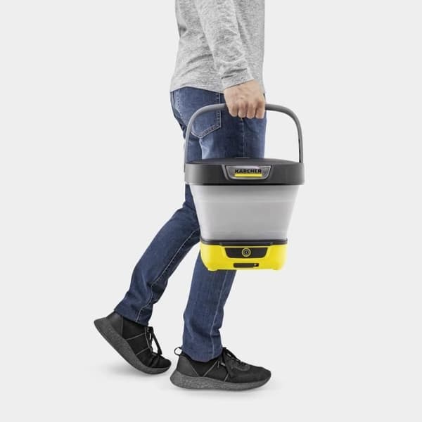 KARCHER - OC3 hopfällbar mobil renare (hopfällbar) - Bärbar och kompakt lågtryckstvätt - Trådlös - Flödeshastighet 2l/min