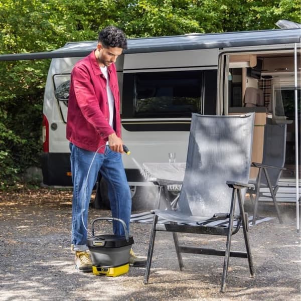 KARCHER - OC3 hopfällbar mobil renare (hopfällbar) - Bärbar och kompakt lågtryckstvätt - Trådlös - Flödeshastighet 2l/min