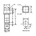 Miniatyrbild 2 av 3: TRU COMPONENTS TC-DS311SW TC-DS311SW Spärrtryckvakt 1 st.