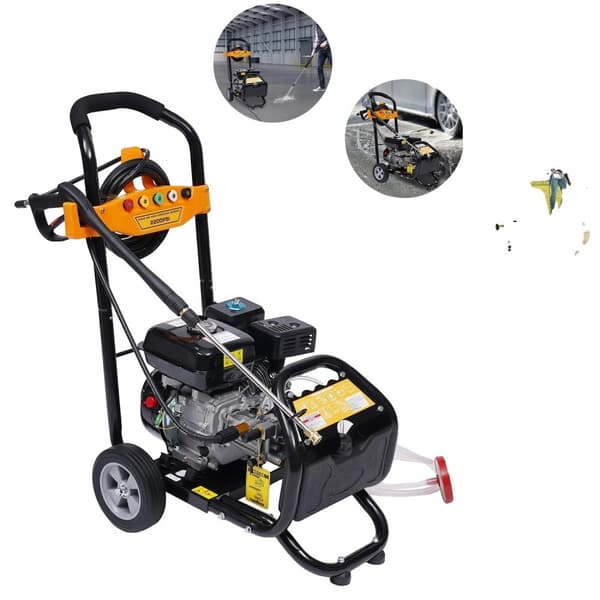 Bensintryckstvätt, 7,5 hästkrafters motor, 2465 PSI högt tryck