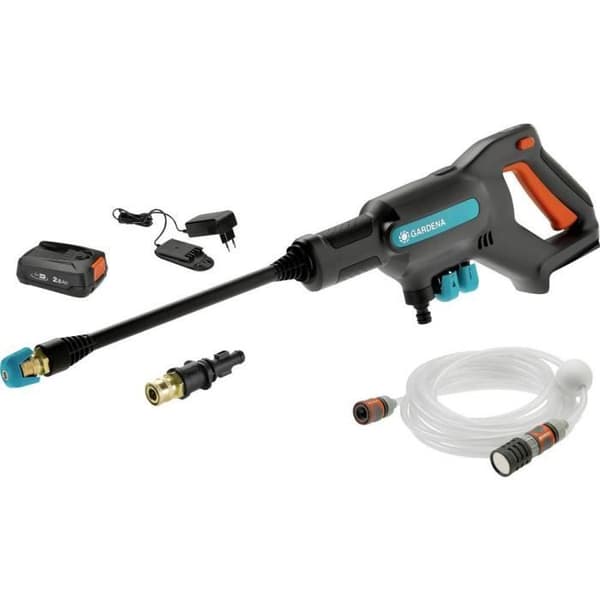 GARDENA AquaClean 24/18V färdigt att använda set - Aktion mellanhögtryckstvätt 24 bar