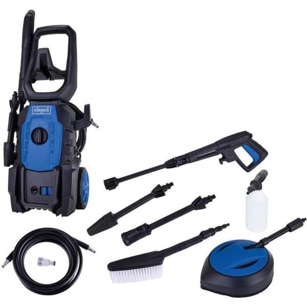 Elektrisk högtryckstvätt - Scheppach - HPC1600-Kit - 135 bar - 420L/h