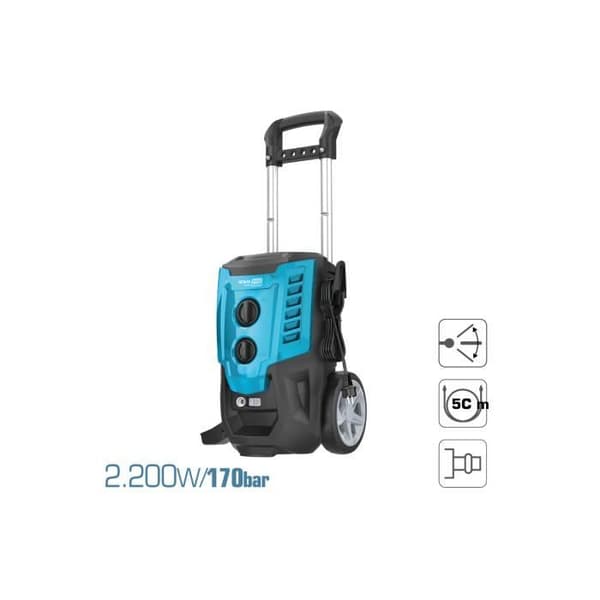 Högtryckstvätt - GENERISK - Koma Tools - 2200W - 170 Bar - Aluminiumpump