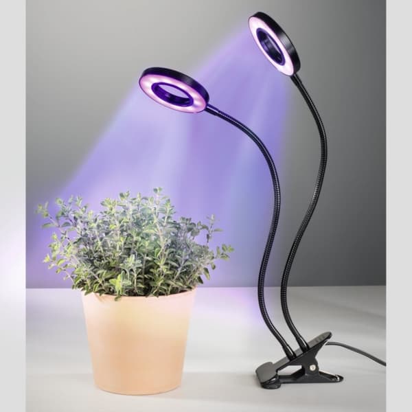 Xavax LED Plant Lamp Circle Svart