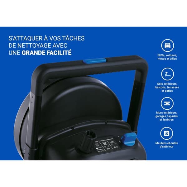 Utmärkt 170-10 blå/svart högtryckstvätt - NILFISK - 2 100 watt - med slangvinda