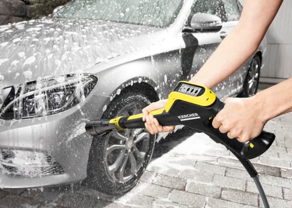 Högtryckstvätt Karcher K 5 Premium Smart Control Flex Home, 145 bar, ansluten, terrassborste, slangvinda