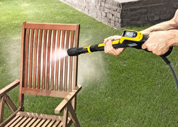 Högtryckstvätt Karcher K 5 Premium Smart Control Flex Home, 145 bar, ansluten, terrassborste, slangvinda