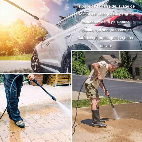 TD® Turbo Munstycke Roterande Lans för karcher k2 k3 k4 förlängning med roterande turbo power biltvätt lans munstycke