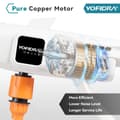 Miniatyrbild 4 av 5: YOFIDRA Elektrisk Högtryckstvätt med Batteri och Vattenrör för Bil- och Trädgårdstvätt