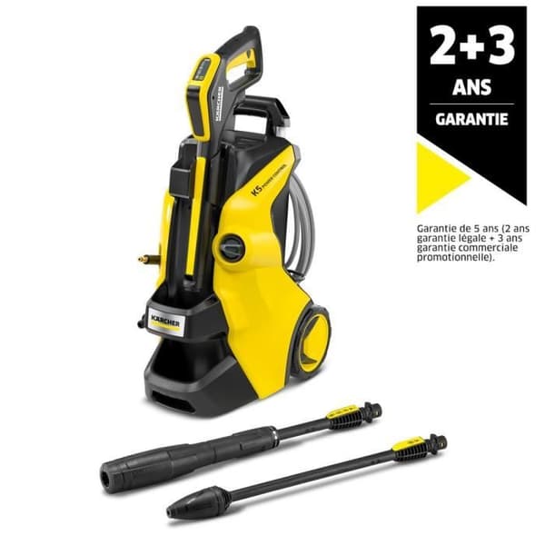 Högtryckstvätt KARCHER K5 Power Control Flex - 500 L/h - 2100 W - 145 bar Svart, Gul