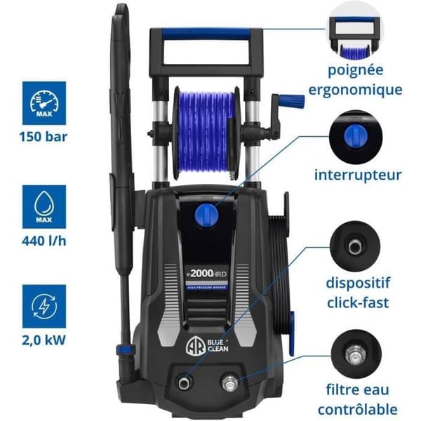 AR Blue Clean Högtryckstvätt e-2000 HRD