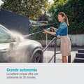 Miniatyrbild 6 av 6: GARDENA AquaClean 24 / 18V P4A medelhögtryckstvätt - 18V batteri ingår - Komplett sats (14800-20)