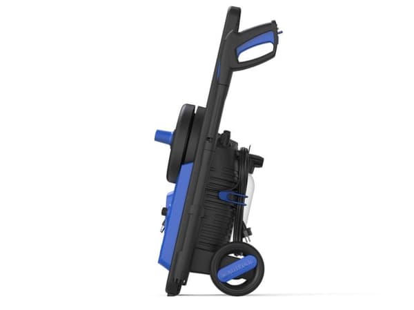 Nilfisk Core 140-8 PowerControl -käsikäyttöinen autonpesulaite, EU, sähköinen pystyasentoinen painepesuri, 474 l/h, 1800 W, sininen
