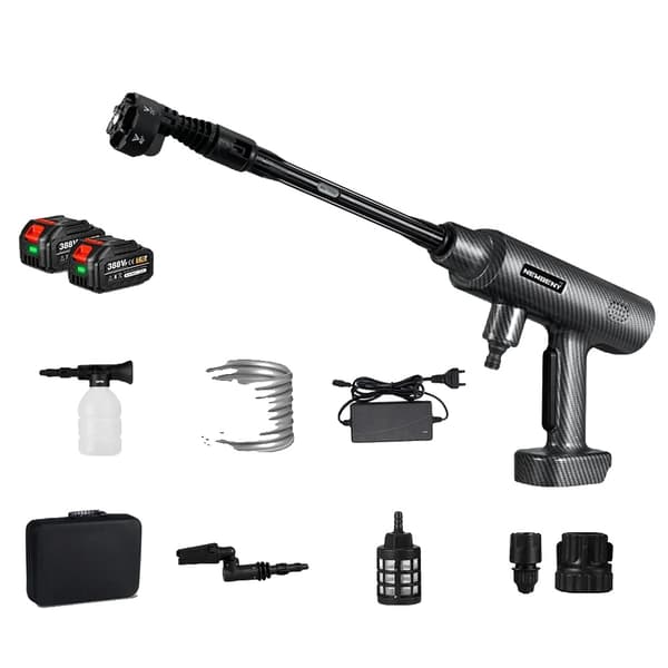 Högtryckstvätt, 200Bar Max Tryck, 3500W Effekt,2 Batteri Set- B, Elektrisk
