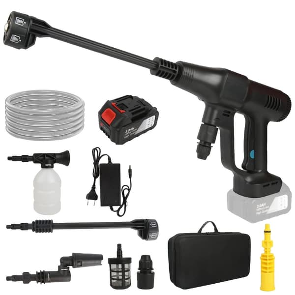 Elektrisk Vattenpistol, 3500W Effekt, 200 BAR Maximalt Tryck,Elektrisk, EU, Svart 1 Batteri