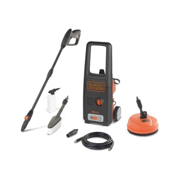 Högtryckstvätt - Black & Decker - 120 bar - 1800W - 390 L/H - Kompakt och lätt