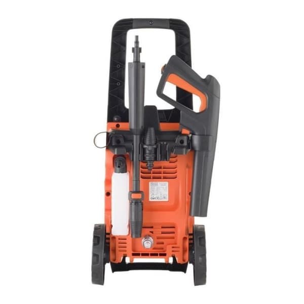 Black & Decker Black + Decker BXPW1600PE högtryckstvätt med uteplatstvätt och fast borste (1600 W, 125 bar, 420 L/H) - 14120