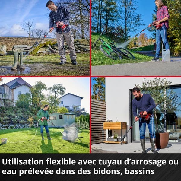 Einhell Trådlös högtryckstvätt HYPRESSO 18/24-1 Power X-Change (18V) Levereras utan batteri eller laddare