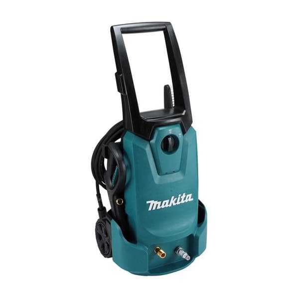 Högtryckstvätt 1600W MAKITA 120bar - slang 10m - HW1200 Svart, Blå