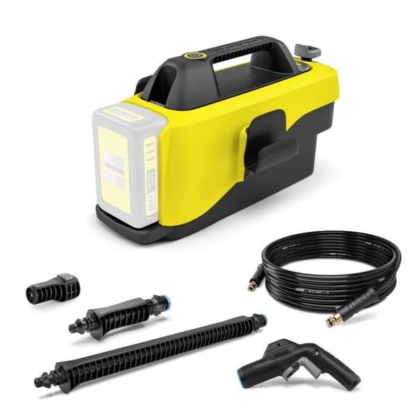 KARCHER - OC 6-18 mobil støvsuger med mellemtryk (uden aftageligt 18V batteri) - 24 bar - 200l/t Sort, Grå, Gul
