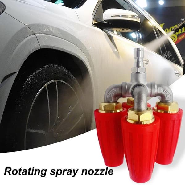 Højtryksrenser Dyse, Højtryks Spray, Nem Hurtigforbindelse, Tæt Design