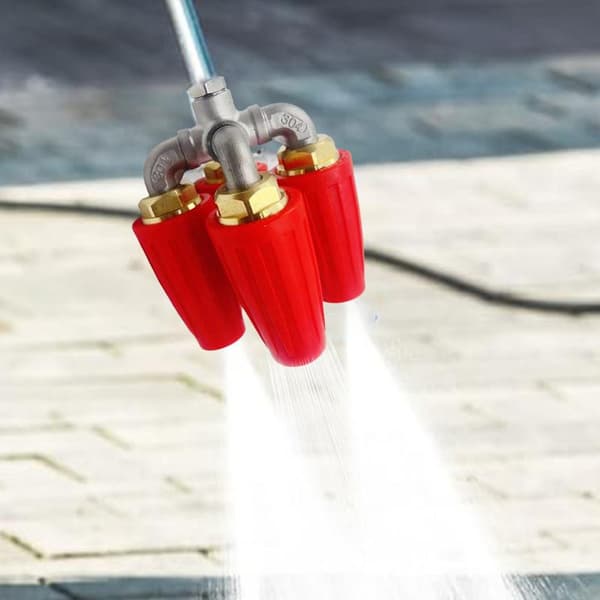 Trykrenser Spraydyse, Rotationshurtigkobling, Familievenligt Design, Kemikaliefri Drift