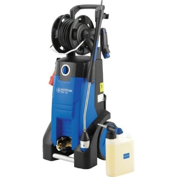 Nilfisk MC 3C-150-660 XT 230-1-50-16 EU, kompakt, elektrisk, 15 m, 5 m, svart, blå, 660 l-h Svart, Blå