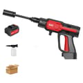 Miniatyrbillede 1 af 2: Højtryks bilvasker pistol, børsteløs teknologi, bærbart design, 5M slange inkluderet,1 BATTERI SÆT