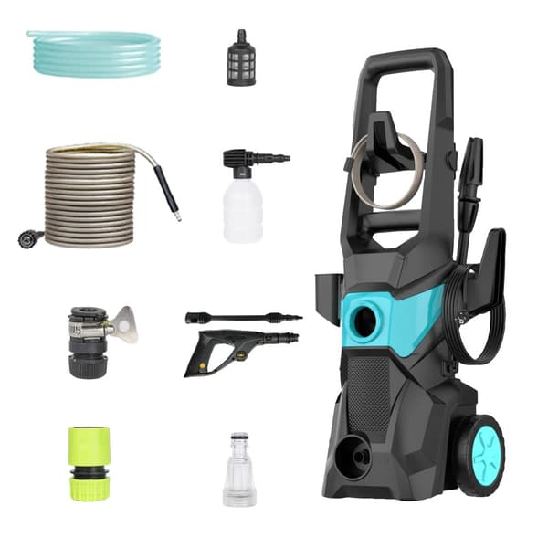 Autopesukone, 1500W Teho, 135Bar Paine,Sininen