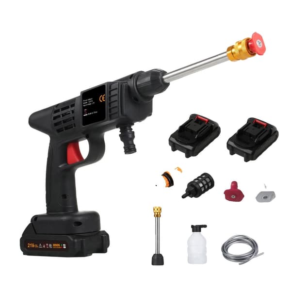 Trycktvätt, 150 PSI, Sladdlös,svart, Batteridriven