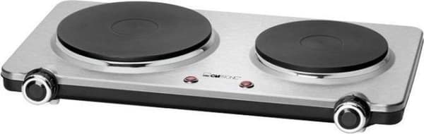 Clatronic DKP 3668 E - Elektrisk dubbelhäll - rostfritt stål