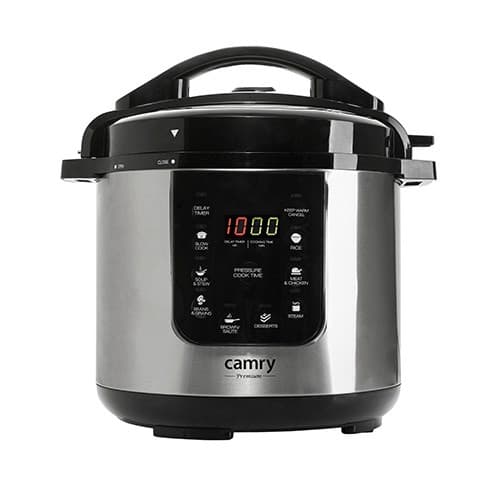 Camry CR 6409 multispis 6 L 1000 W Svart,Rostfritt stål