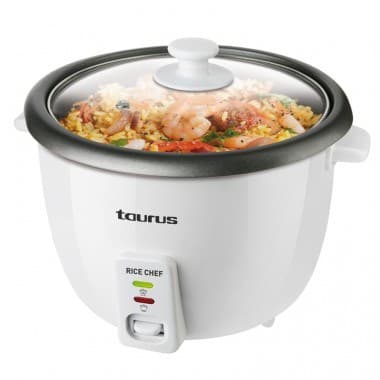 Taurus RISKOK riskoger 1,8 L 700 W Grå, Hvid