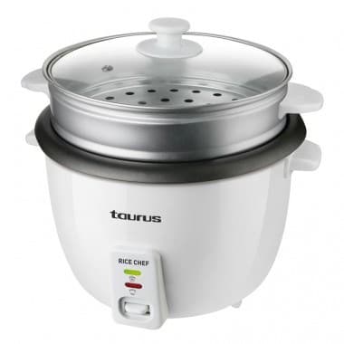 Taurus RISKOK riskoger 1,8 L 700 W Grå, Hvid